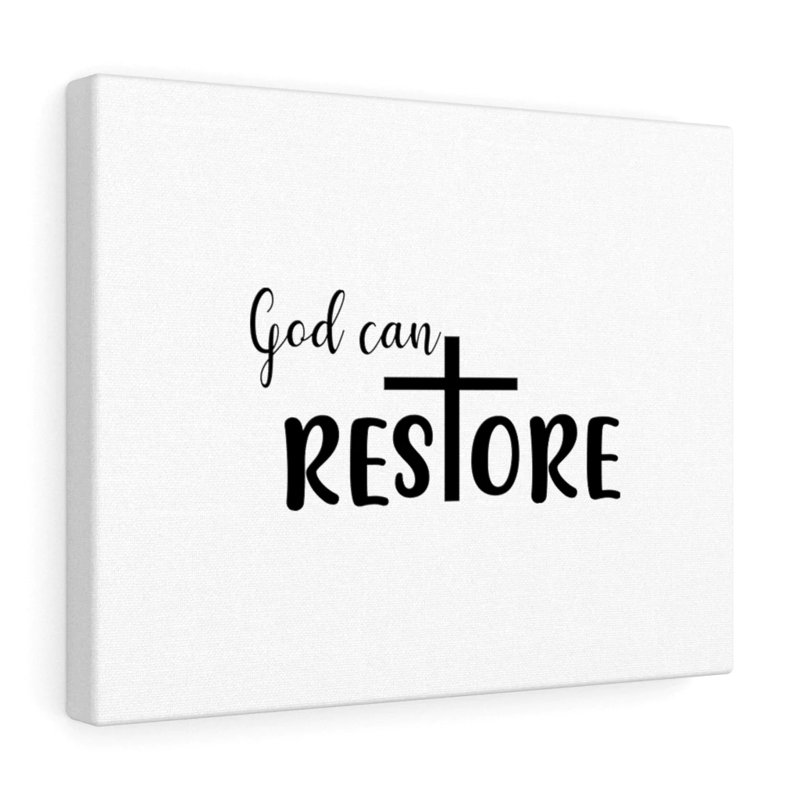 God Can Restore - Wrapped Canvas Print, 61cm H x 76cm W