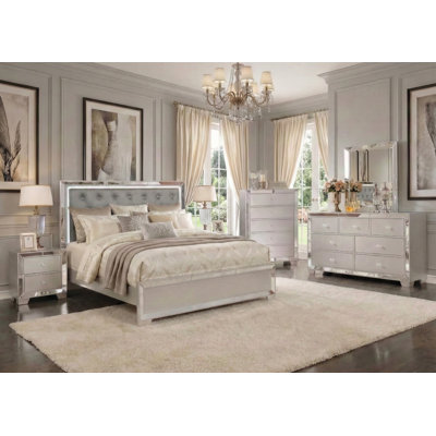 6 Pieces Bedroom Set, Queen