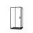Corner Shower Enclosure With Base 36 In.d X 36 In. W X 72 In. H, Sliding Shower Door With Black Shower Base, Shower Stall With 1/4 In Clear Tempered Glass, Easy Clean