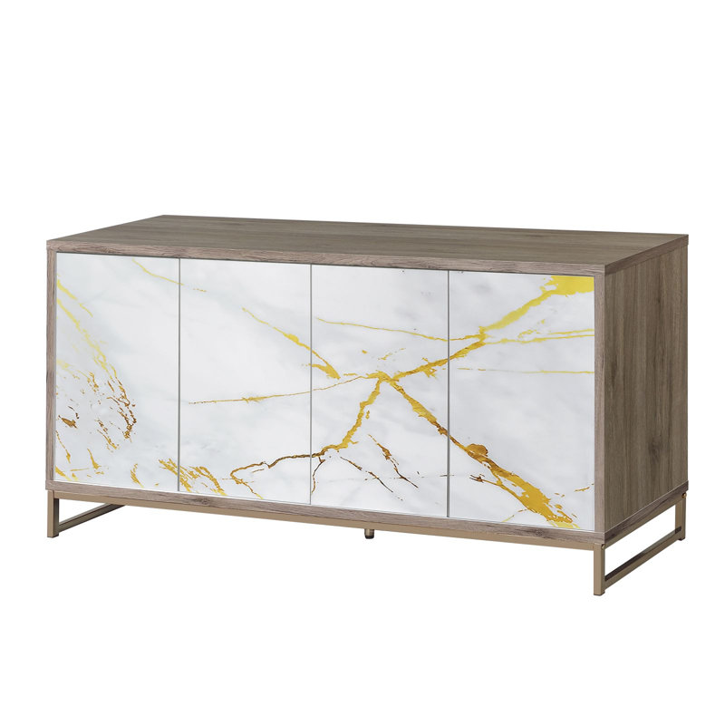 Marble Paint & Console Cabinet