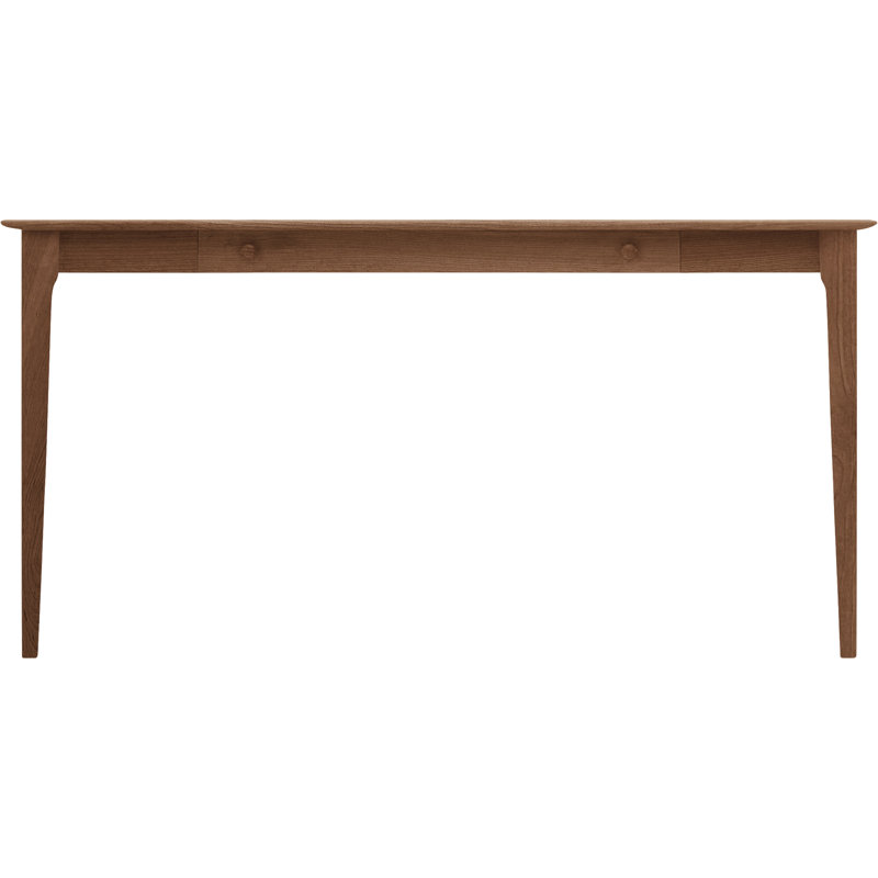 Bureau en bois massif Sarah, Cerise brune, Conventionnel