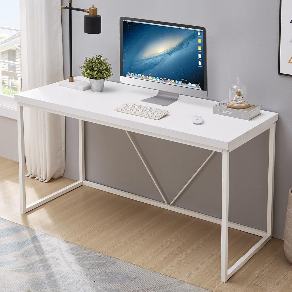 17 Stories Elstane 55'' W Rectangle Computer Desk | Wayfair