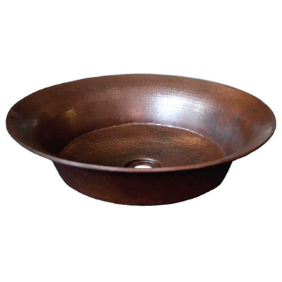 Maestro Copper Circular Vessel Sink