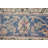 Handwoven Small Vintage Turkish Oushak Rug in Blue - Ideal for Entryway or as a Door Mat