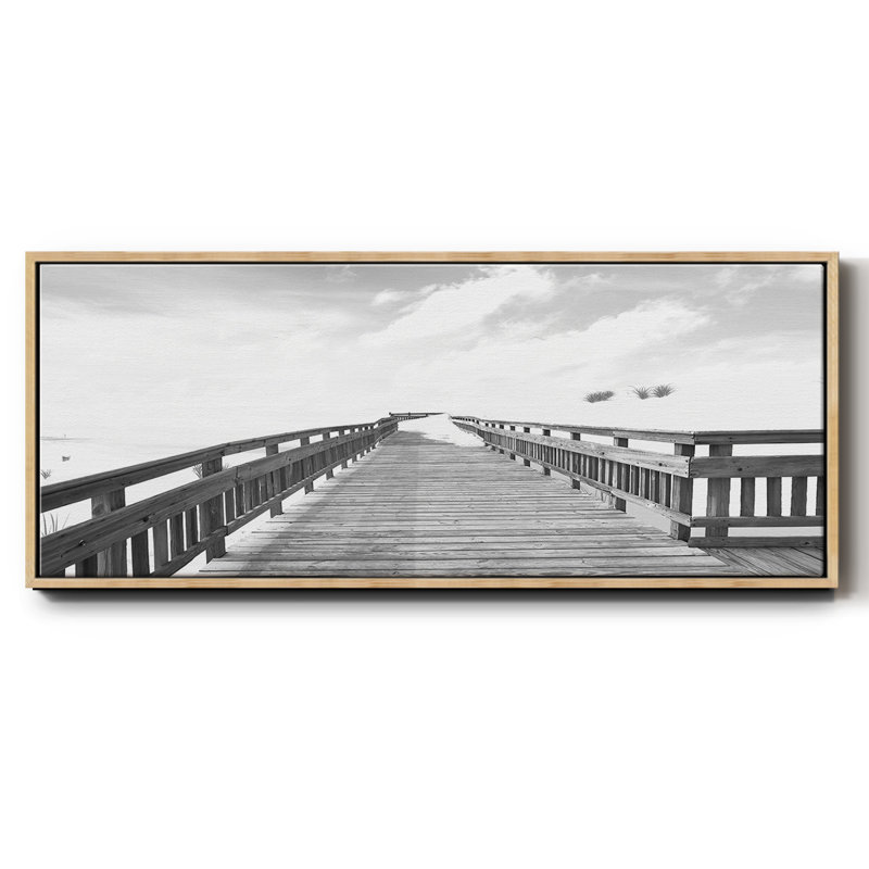 Plage - toile encadrée, H 24 po x l 60 po