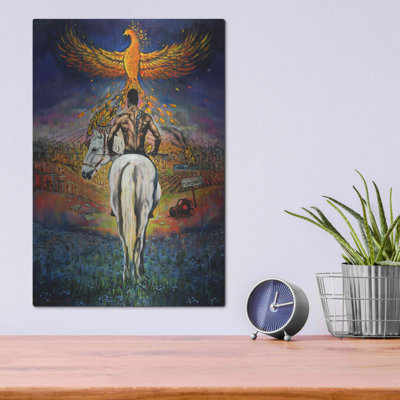 "Fallen Angel" par Jan Kasparec sur métal