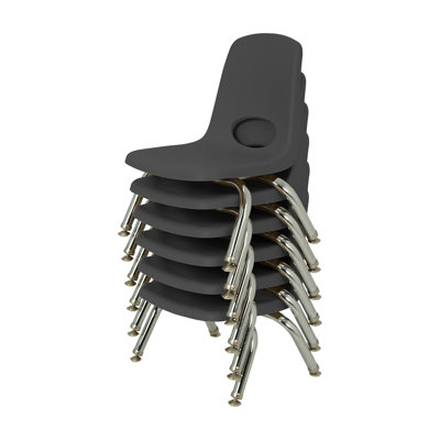 8" Stack Chair with Swivel Glides 6-Pack