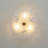 3-Light French Flower Dimmable Semi Flush Mount-1439140988