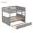 Full Over Full Bunk Bed With Twin Size Trundle-1370809288