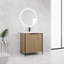 Meuble-lavabo autoportant avec lavabo en résine et 2 portes d'armoire à fermeture en douceur-1768443890