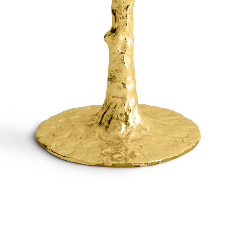Tree of Life Menorah, Gold