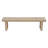 Outdoor U-shaped Leg Acacia Wood Bench