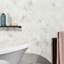 Enver Calacatta Polished And Brass Mosaic