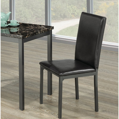 Americus 18'' H Faux Leather Upholstered Dining Chair