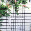 Treillis métallique de 71 po x 17,7 po pour le jardin, brun antirouille, jasmin, raisin, support de fleurs extérieur, concombre facile à assembler, haricots, pois, assemblage de plantes