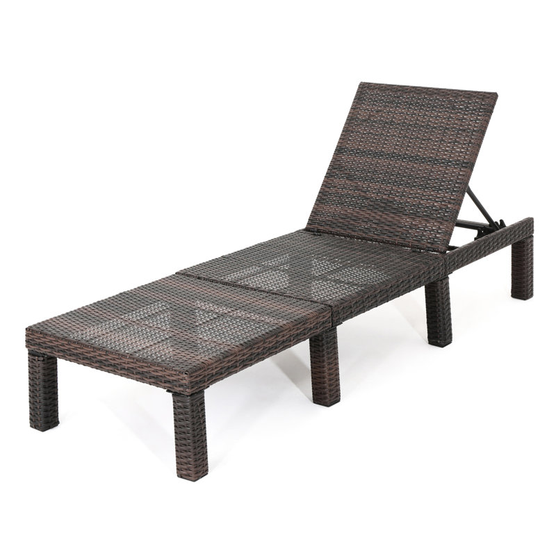 Chaise longue pour la détente en plein air - Fer réglable