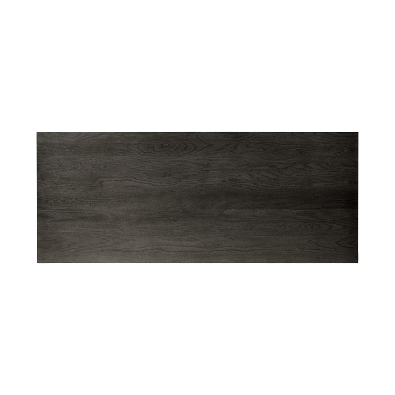 Bush Executive Desk, Distressed Black Oak