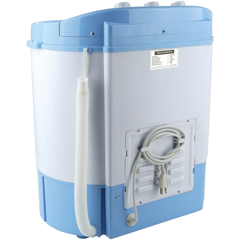 Pyle Portable Washer & Dryer Combo in Blue/White
