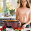 Mijoteuse programmable 6 pintes HomeCookin - rouge-88793417-88793419