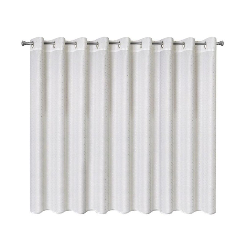 Sibel Eyelet Room Darkening Curtains, White