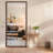Full Length Mirror 70"X 31",  Wall-Mounted Mirror, Faux Wooden Frame,Vintage Full Length Mirror,Stylish Big And Tall Body Mirror
