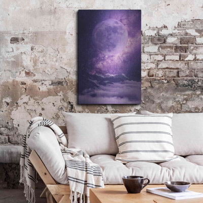 Art mural en métal «Sublime Moonlight» par Inconnu