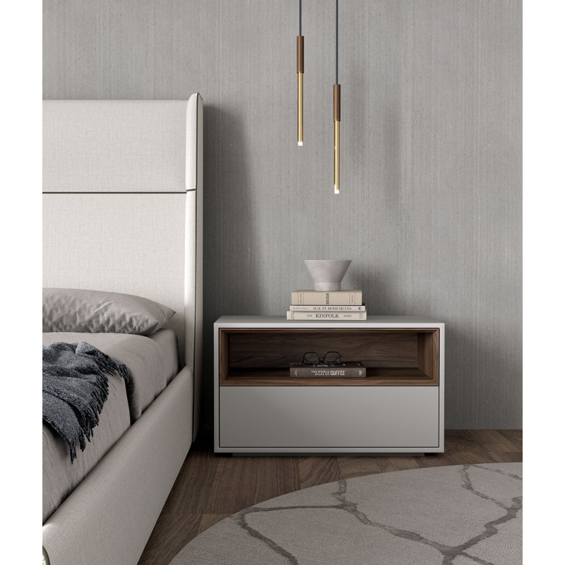 Bond Upholstered Bed, Chalk, Queen