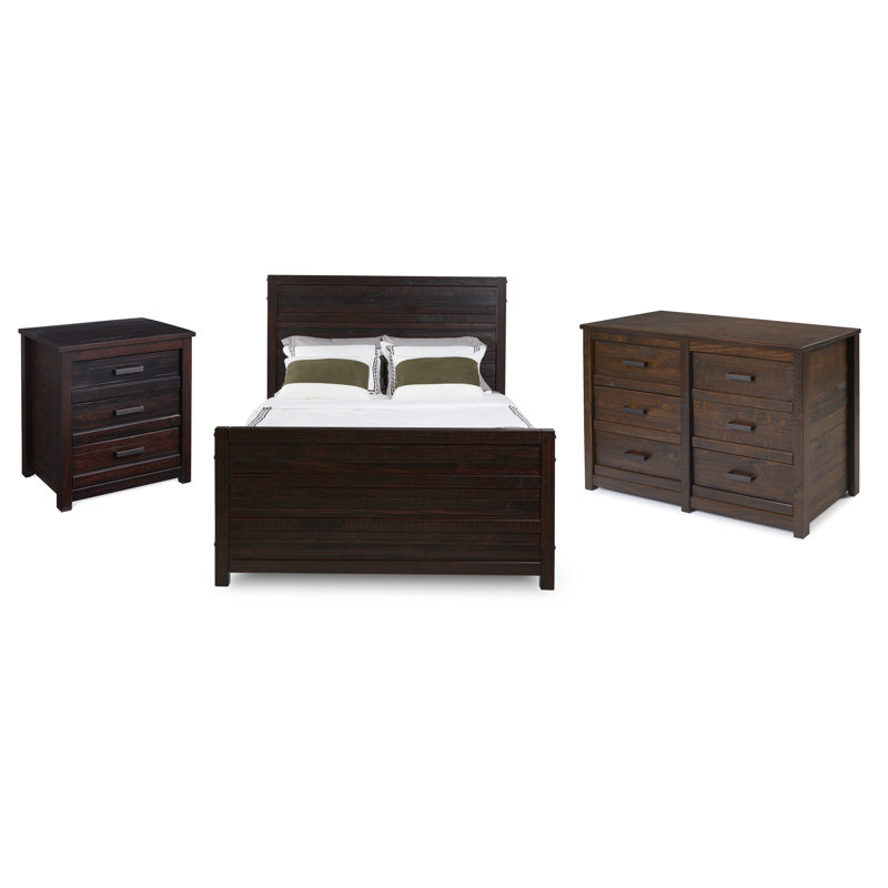 Romney Solid Wood Piece Bedroom Set