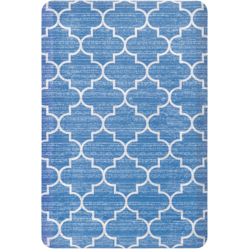 Geometric Indoor Rug, Rectangle 2'x3'