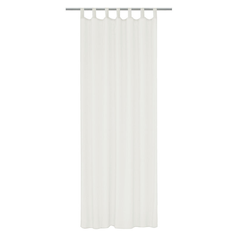 Anna-Diane Semi-Sheer Curtain, White