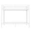 Black Metal Bunk Bed Full XL over Queen with Dual Ladders, Space Saving, Sturdy Frame, No Box Spring