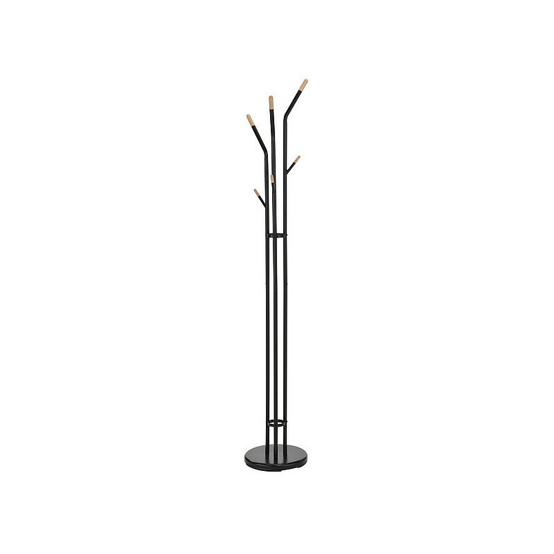Edwa Metal Freestanding 6 - Hook Coat Rack, White