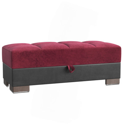 Collection Repose-pieds rembourré avec rangement (SEULEMENT OTTOMAN)