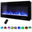 Symple Stuff Black Electric Fireplace-1271474880