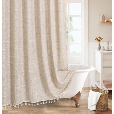 Ensemble de rideau de douche Boho 72 x 84