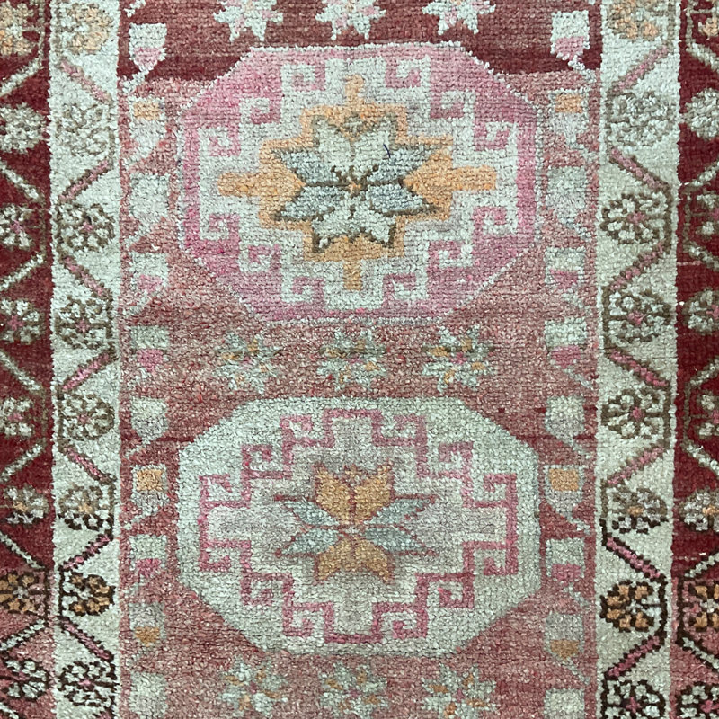 Bungalow Rose Handmade Turkish Oushak Wool Runner