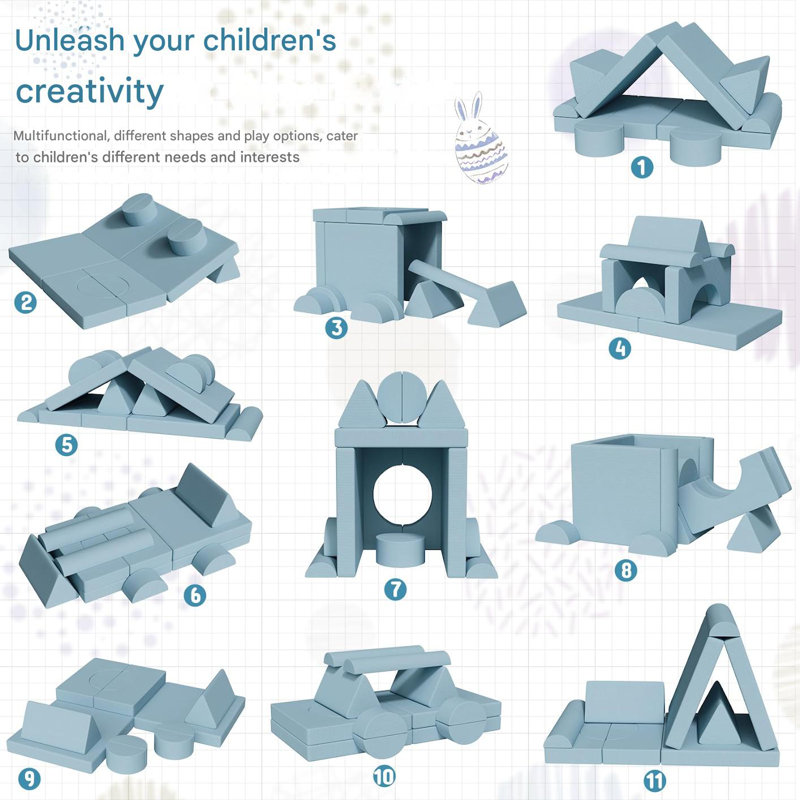 Children's Sofa / Sectional, Blue