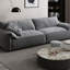 Canapé modulaire en polyester 110,24 po gris-129442263