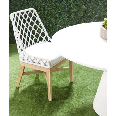 Paulsen Patio Dining Side Chair with Cushion