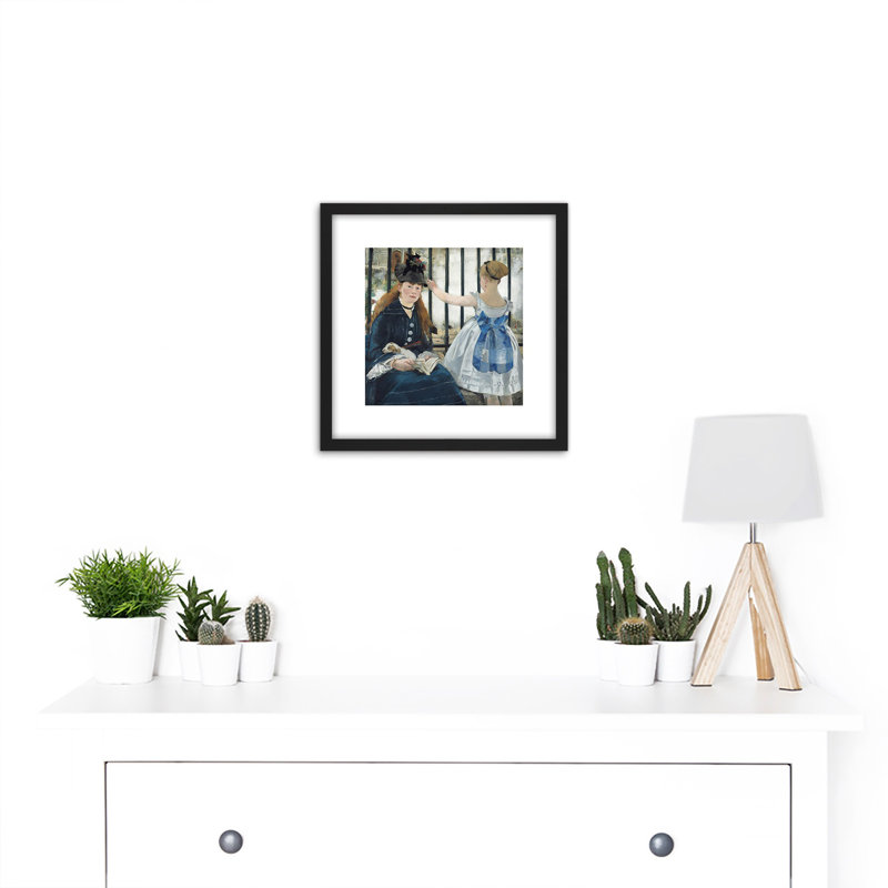 Edouard Manet The Railway by Edouard Manet - Single Picture Frame Painting