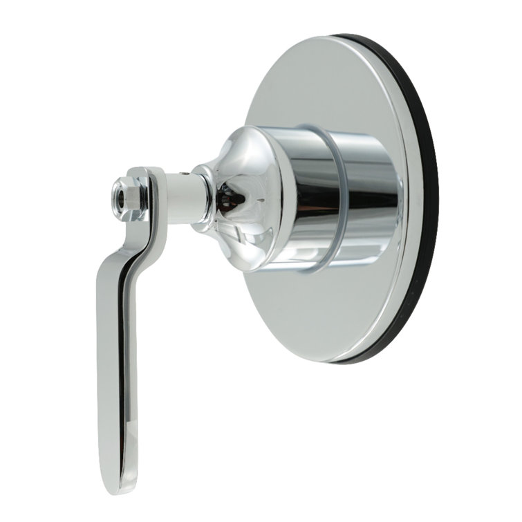 Kingston Brass Whitaker Single-Handle Three-Way Diverter Valve With Round Trim Kit