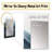 Winter Lake Side Valley Of Tranquility II - Lake Unique Wall Mirror, White Mirror, Printed Metal Art-163805674