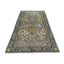 Tapis crème délavé semi-antique à motif floral 3X6