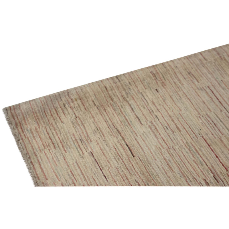 Hand Knotted Wool Area Rug in Multi