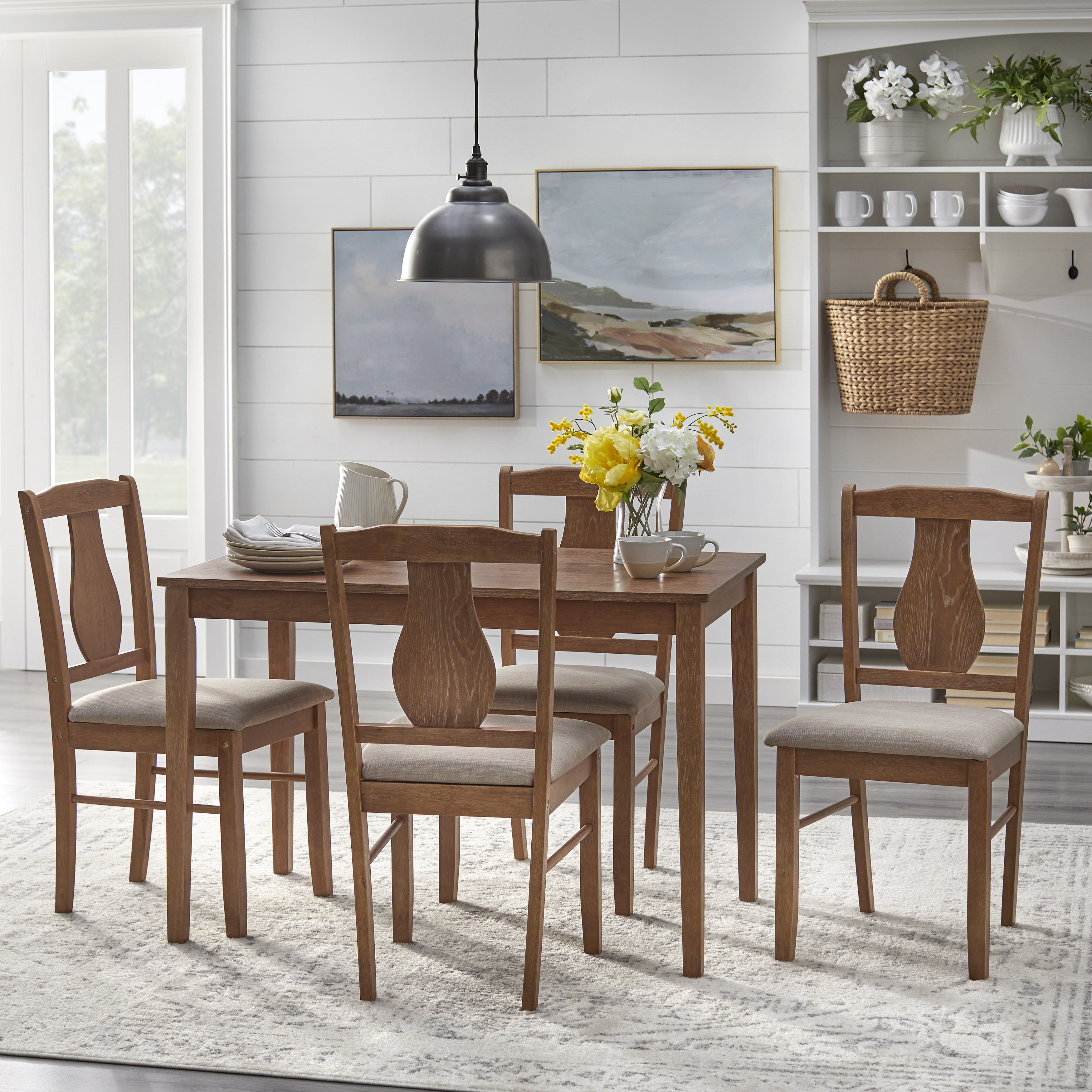 August Grove Ballast 5 Piece Dining Set & Reviews | Wayfair