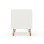 Table de chevet 20 po Rockefeller en blanc (table de chevet seulement)-705127777