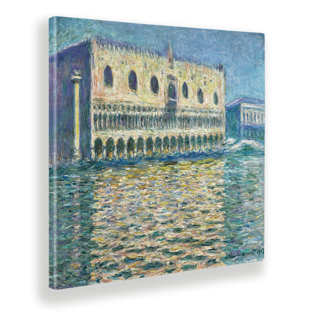 Leinwandbild Doge's Palace Venice von Claude Monet