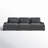 Antravian 127.5'' Corduroy Sofa-1245967079