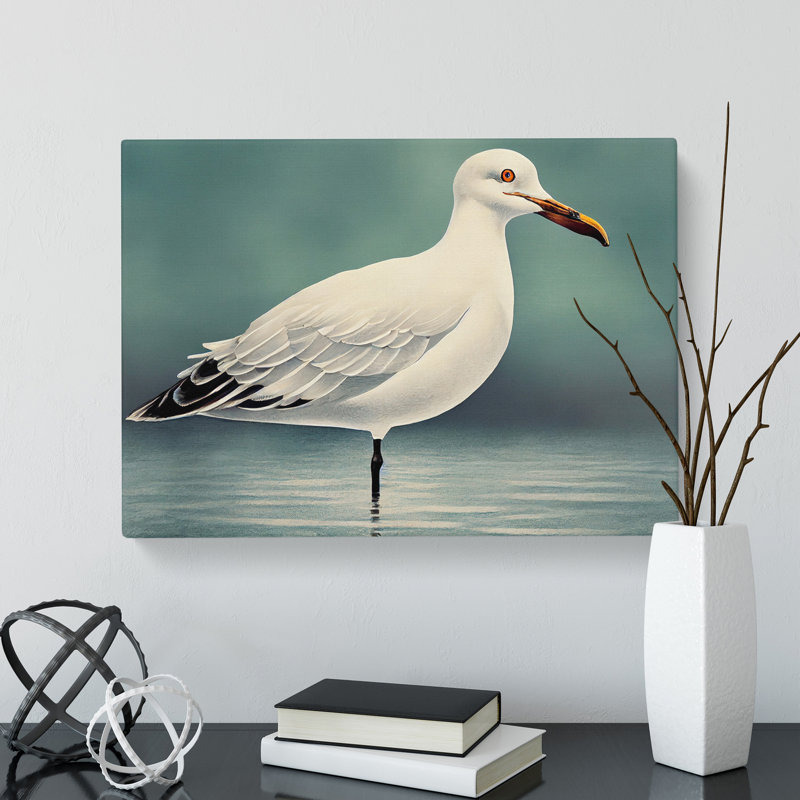 Seagull Portrait Vol.4 - Wrapped Canvas, 50cm H x 76cm W x 3cm D