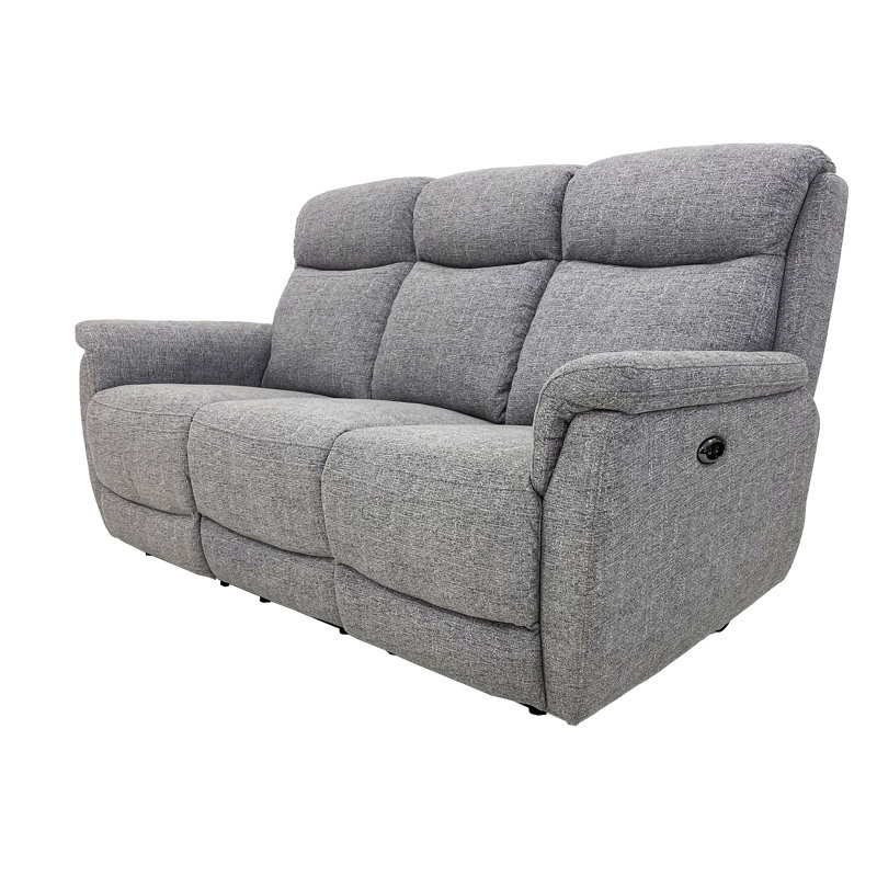 Ilvis 188cm Wide Standard Recliner, Grey